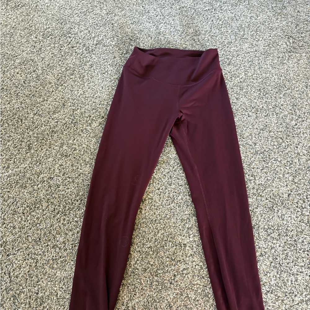 lululemon athletica Burgundy High-Rise Leggings